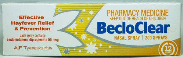 BecloClear Allergy & Hayfever Nasal Spray 200 doses