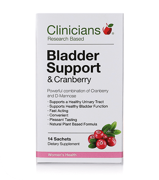 Clinicians Bladder Support & Cranberry Sachets 14s