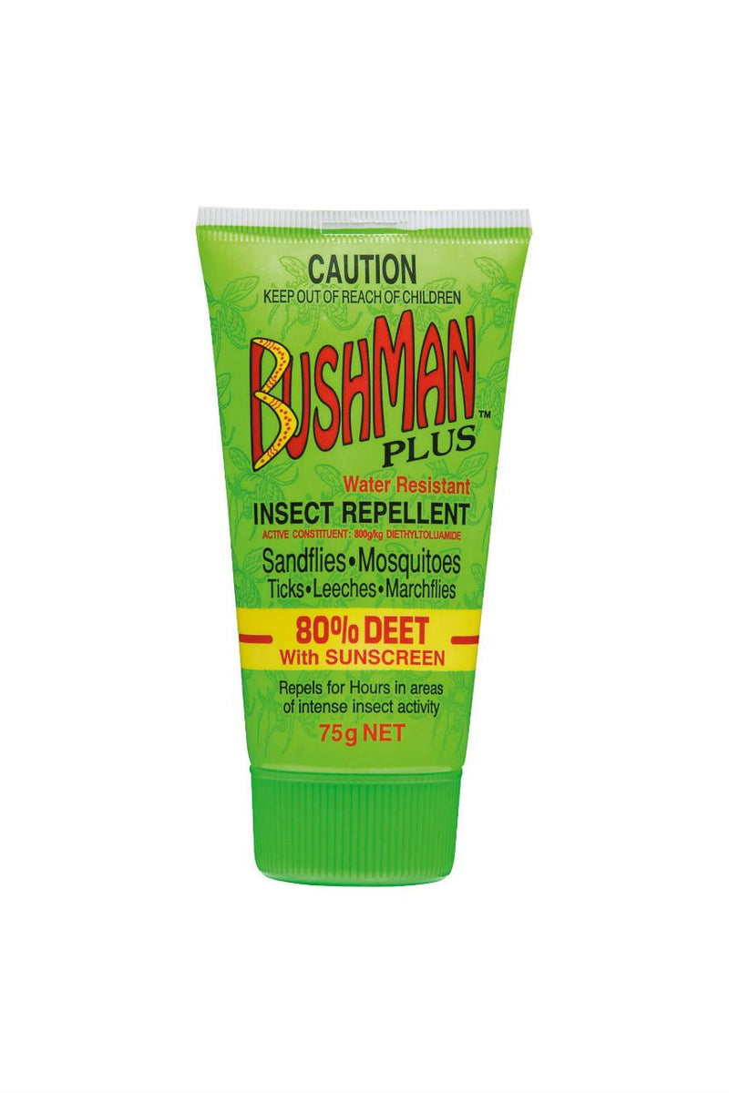 Bushman Plus Insect Repellent 80% Deet with Sunscreen Cream
