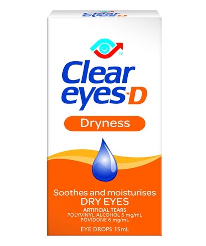 Clear Eyes-D Dryness Eye drops 15 mls