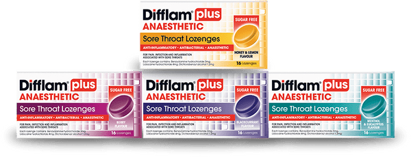 Difflam Plus Anaesthetic Lozenges Eucalyptus and Menthol