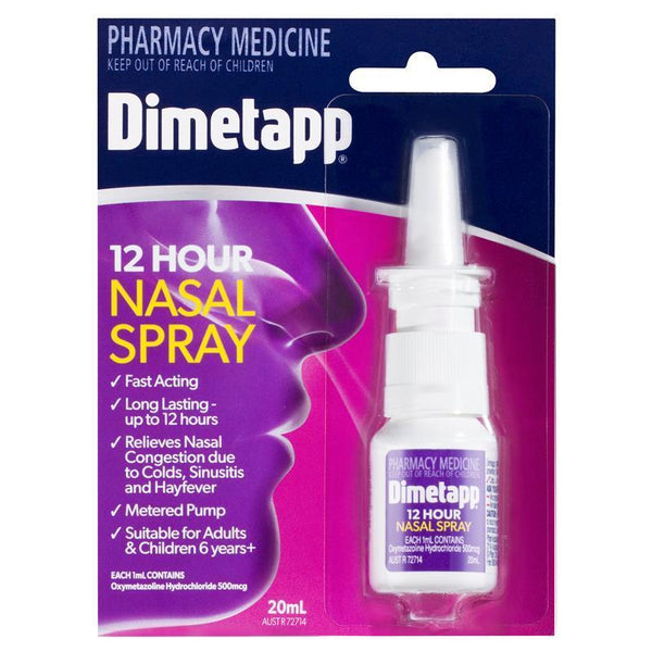 Dimetapp 12 Hour Nasal Decongestant Spray
