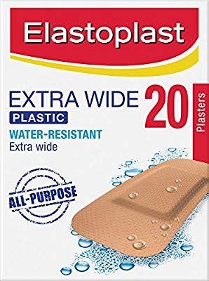 Elastoplast Extra Wide Water-Resistant Plasters - 20s