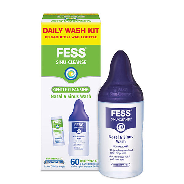 FESS Sinu-Cleanse Gentle Cleansing Daily Wash Kit