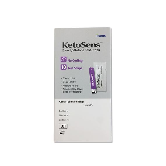 KetoSens Ketone Test Strips 10s
