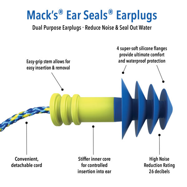Mack Ear Seals Dual Purpose Ear Plugs