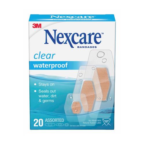 Nexcare Clear Waterproof Bandages Assorted Sizes