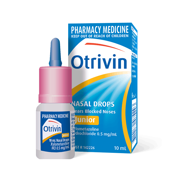 Otrivin Junior Decongestant Nasal Drops