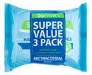 SoFresh Antibacterial Hand & Surface Wipes (3 Packs of 25)