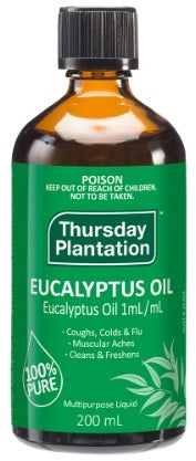 Thursday Plantation 100% Eucalyptus Oil 200 mls