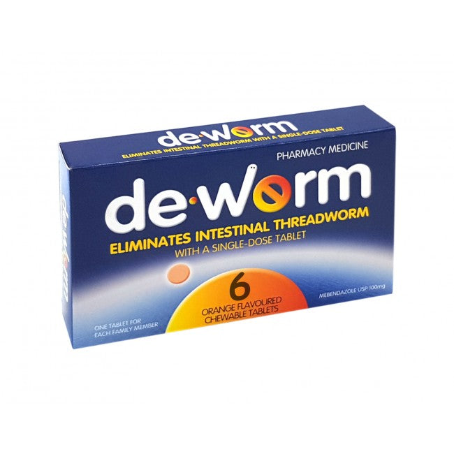 De-Worm 100mg Worming Tablets