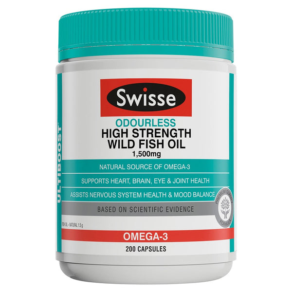 Swisse High Strengths Wild Fish Oil 